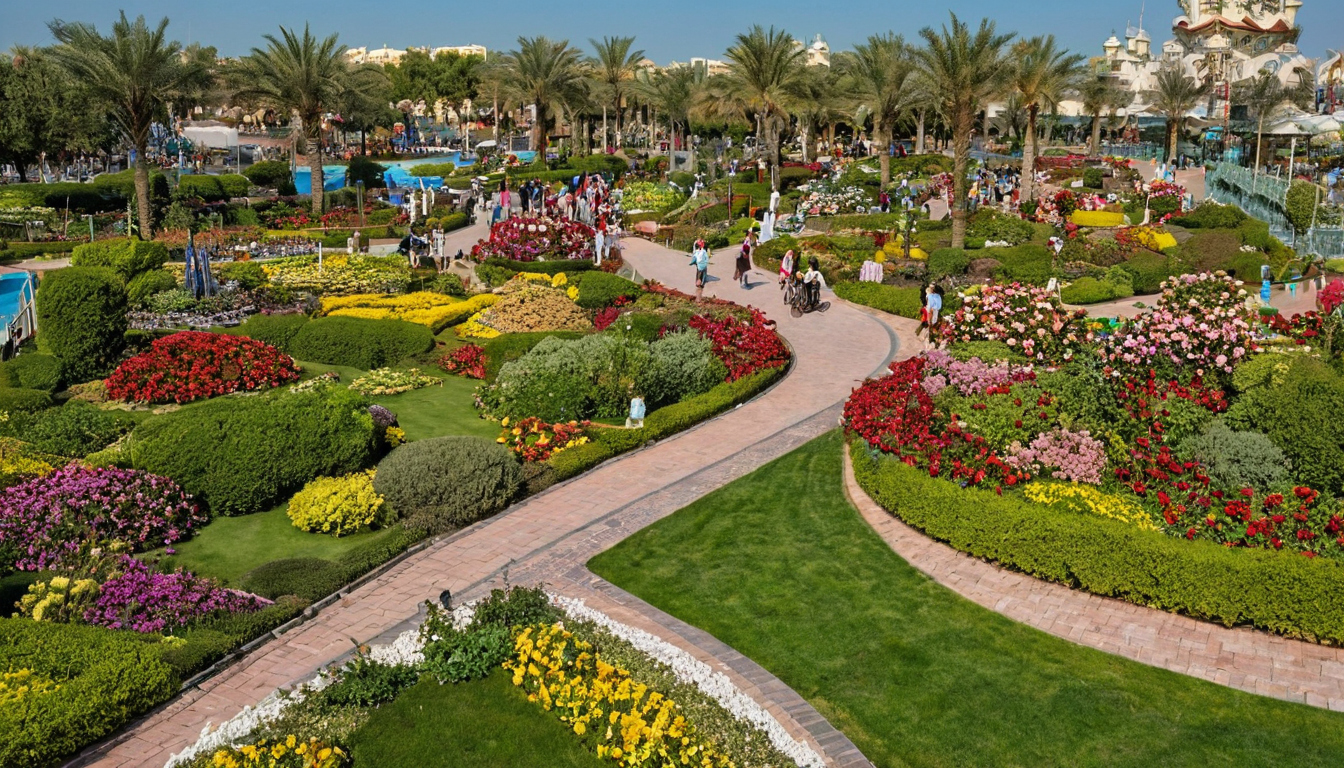 Dubai Miracle Garden Tickets: Compare Gate Price, Online Terms, Transport and Visit Timing travel planning visual