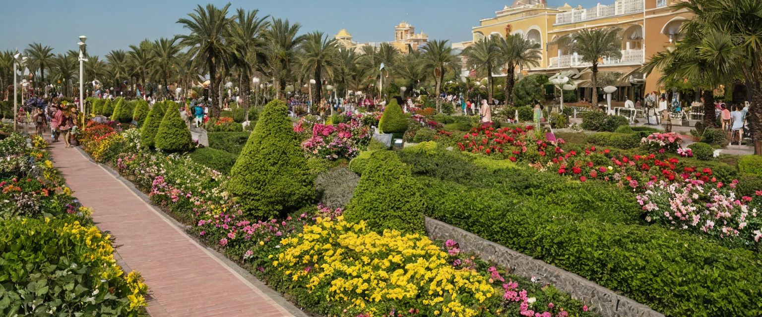 What does a Dubai Miracle Garden ticket include and exclude travel planning visual